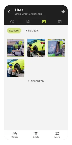 Mobile using EFI Tow app